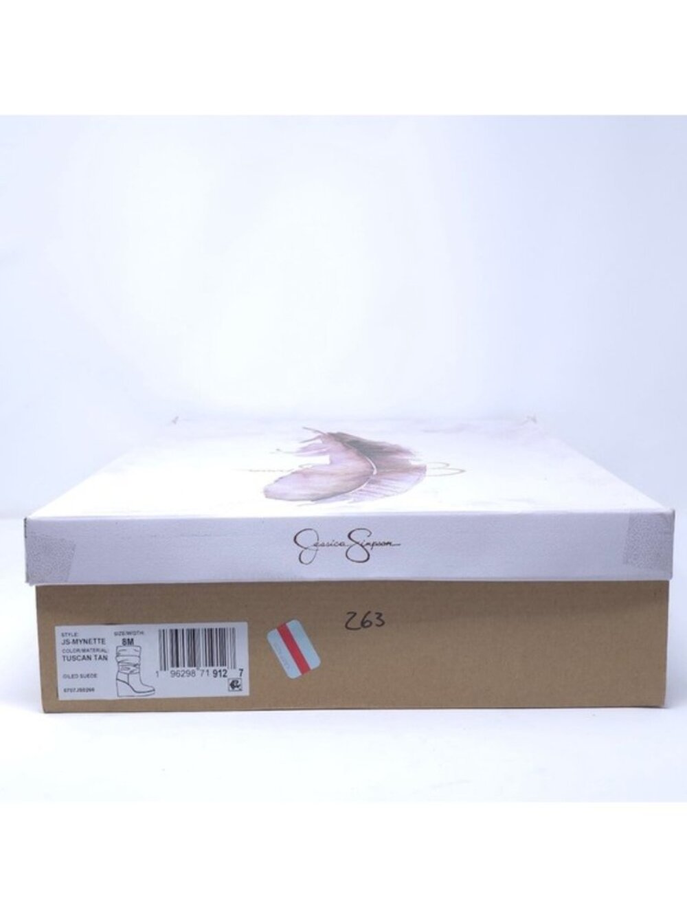 Jessica Simpson Mynette Slouch Wedge Bootie, Tuscan Tan, 8M - Picture 12 of 12